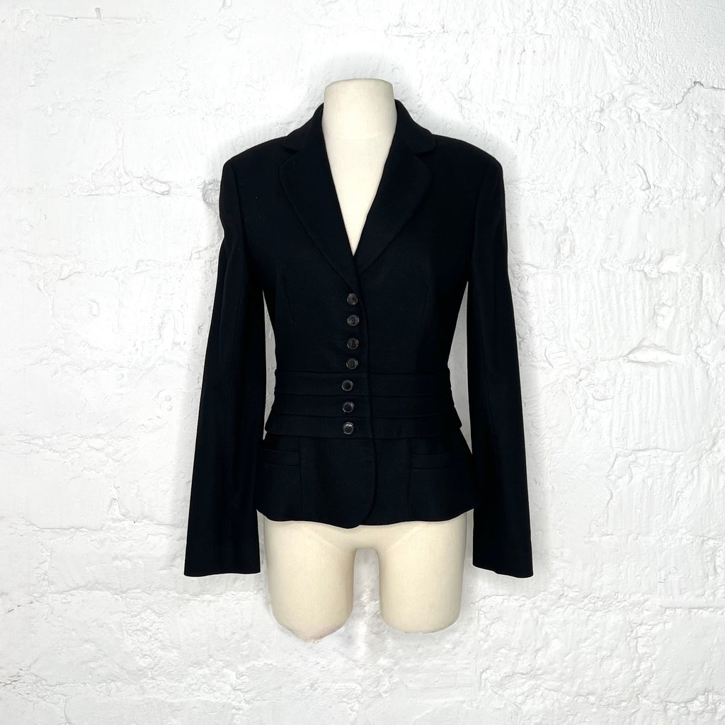 CHRISTIAN DIOR - Black blazer jacket