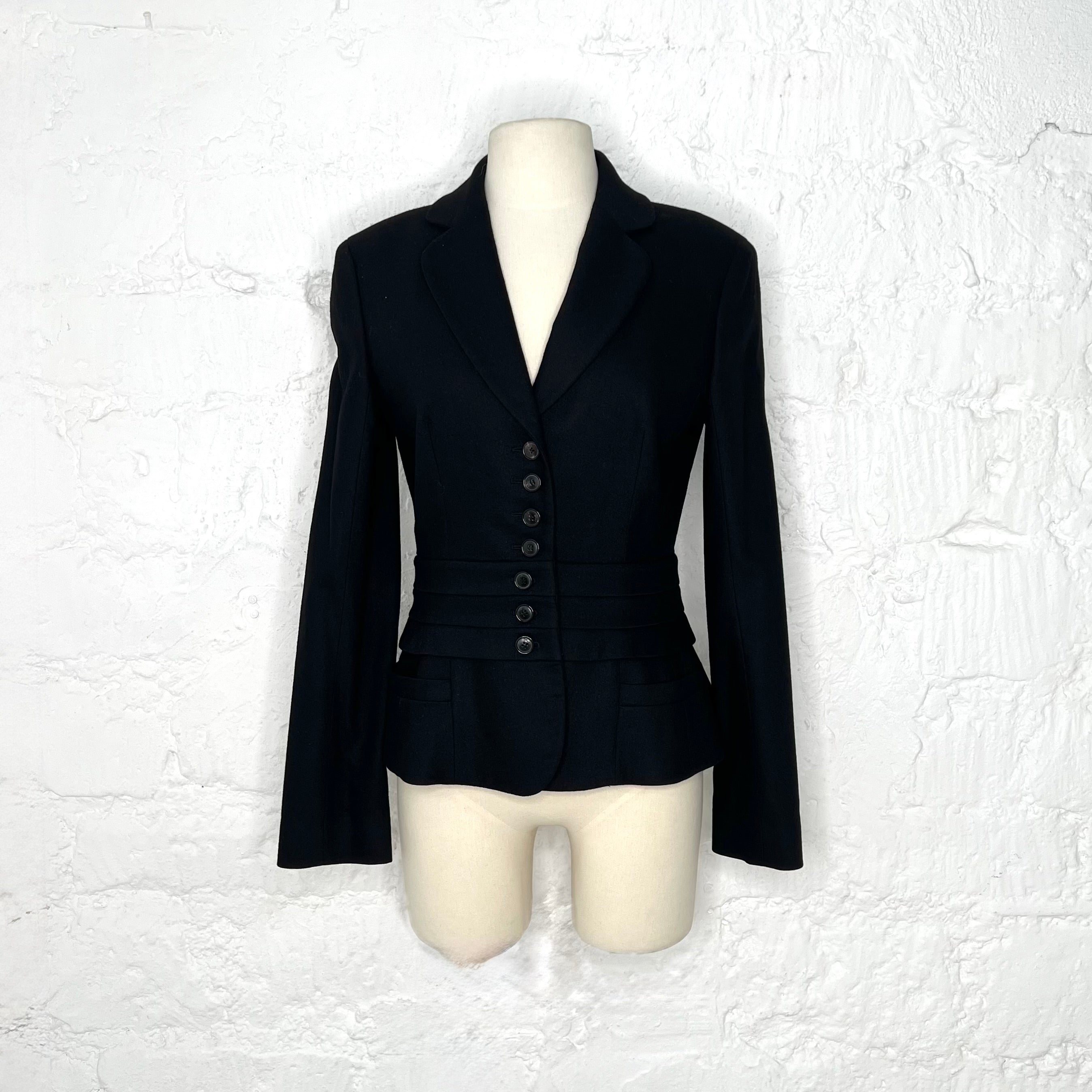 CHRISTIAN DIOR - Black blazer jacket