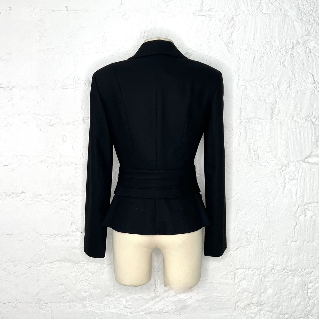 CHRISTIAN DIOR - Black wedding blazer jacket