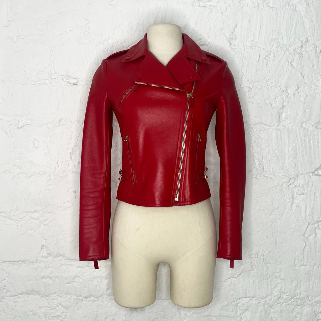 VALENTINO -Red ruffled jacket
