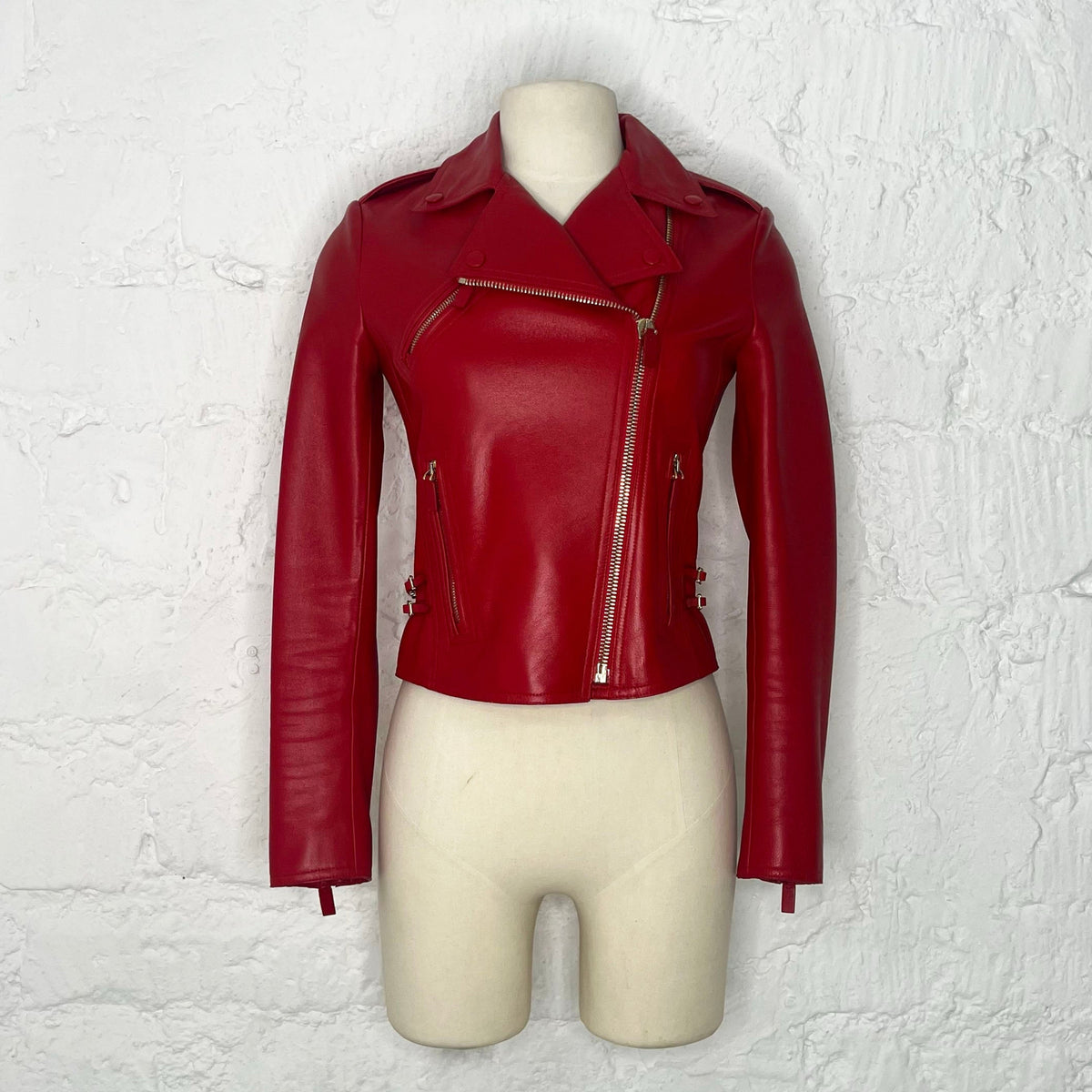 VALENTINO -Red ruffled jacket