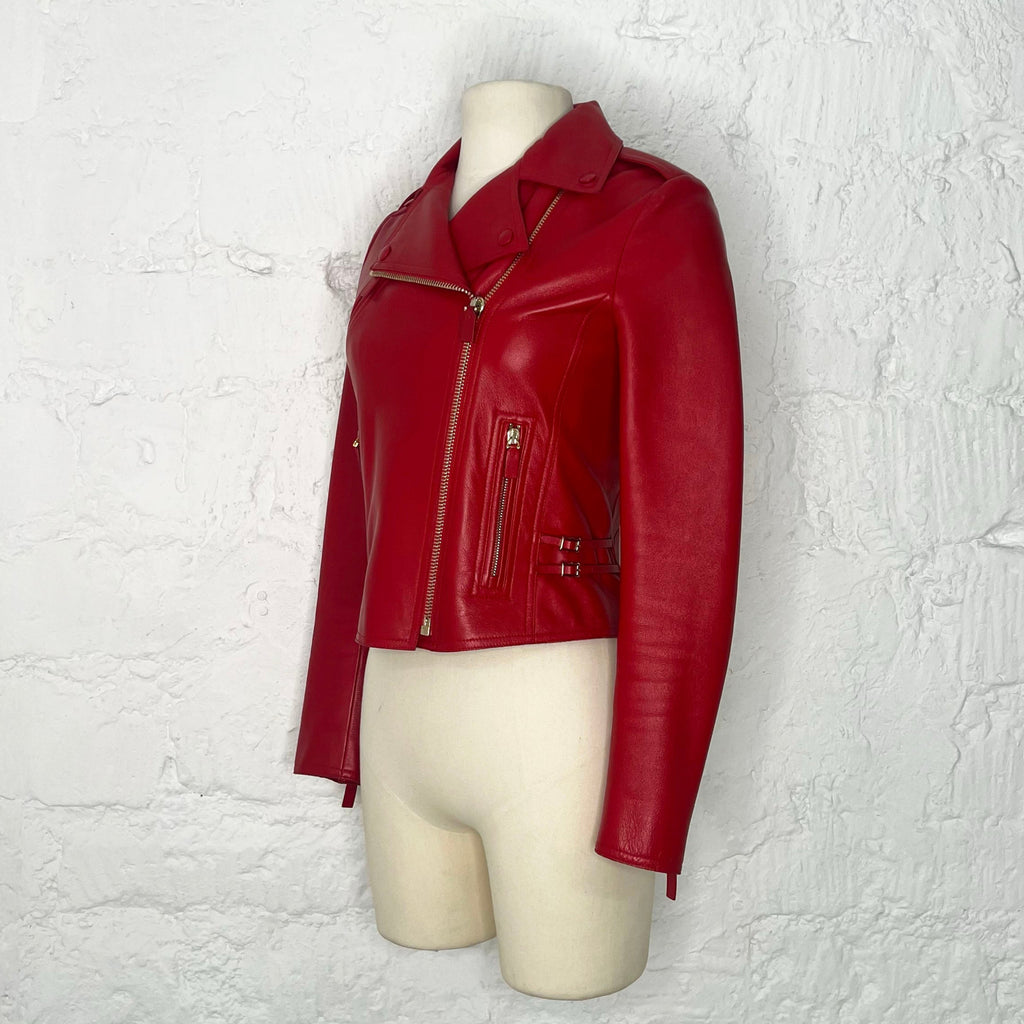 VALENTINO -Red ruffled jacket