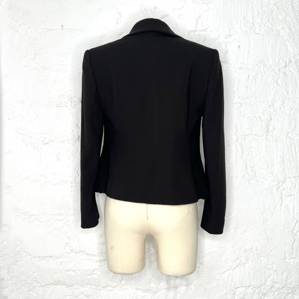 CHRISTIAN DIOR - Black single breasted jacket