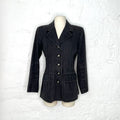 YVES SAINT LAURENT - Dark grey denim jacket