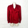 YVES SAINT LAURENT - Bright shirt with bow collar