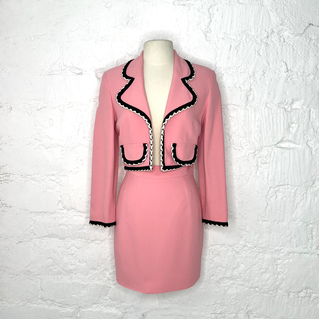 MOSCHINO - Pink 90's flamingo set