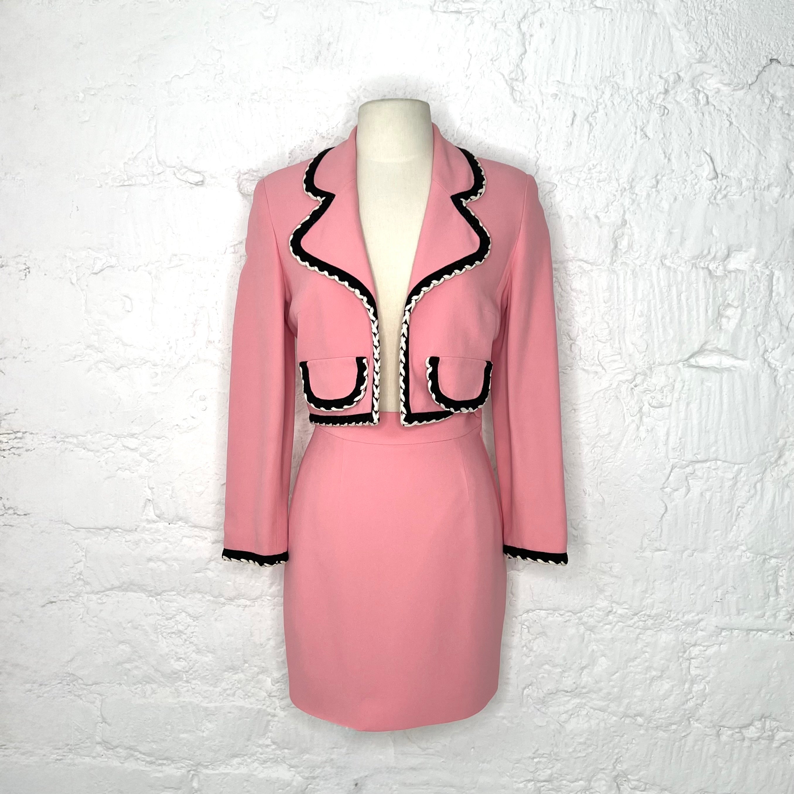 MOSCHINO - Pink 90's flamingo set