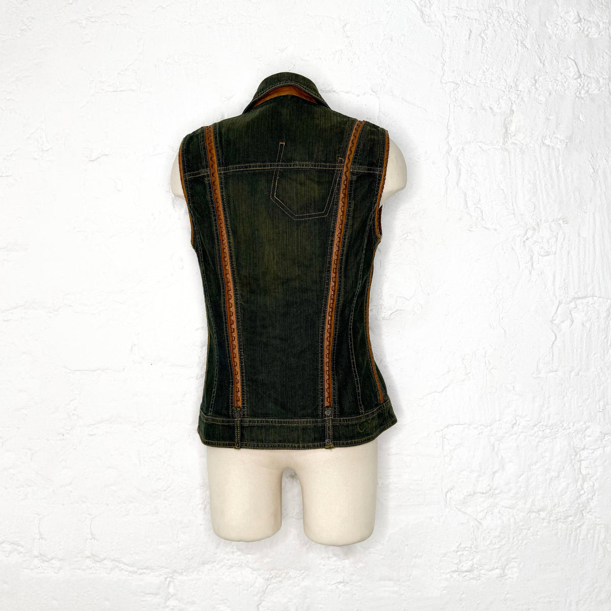CHRISTIAN DIOR - Vintage Denim sleeveless vest