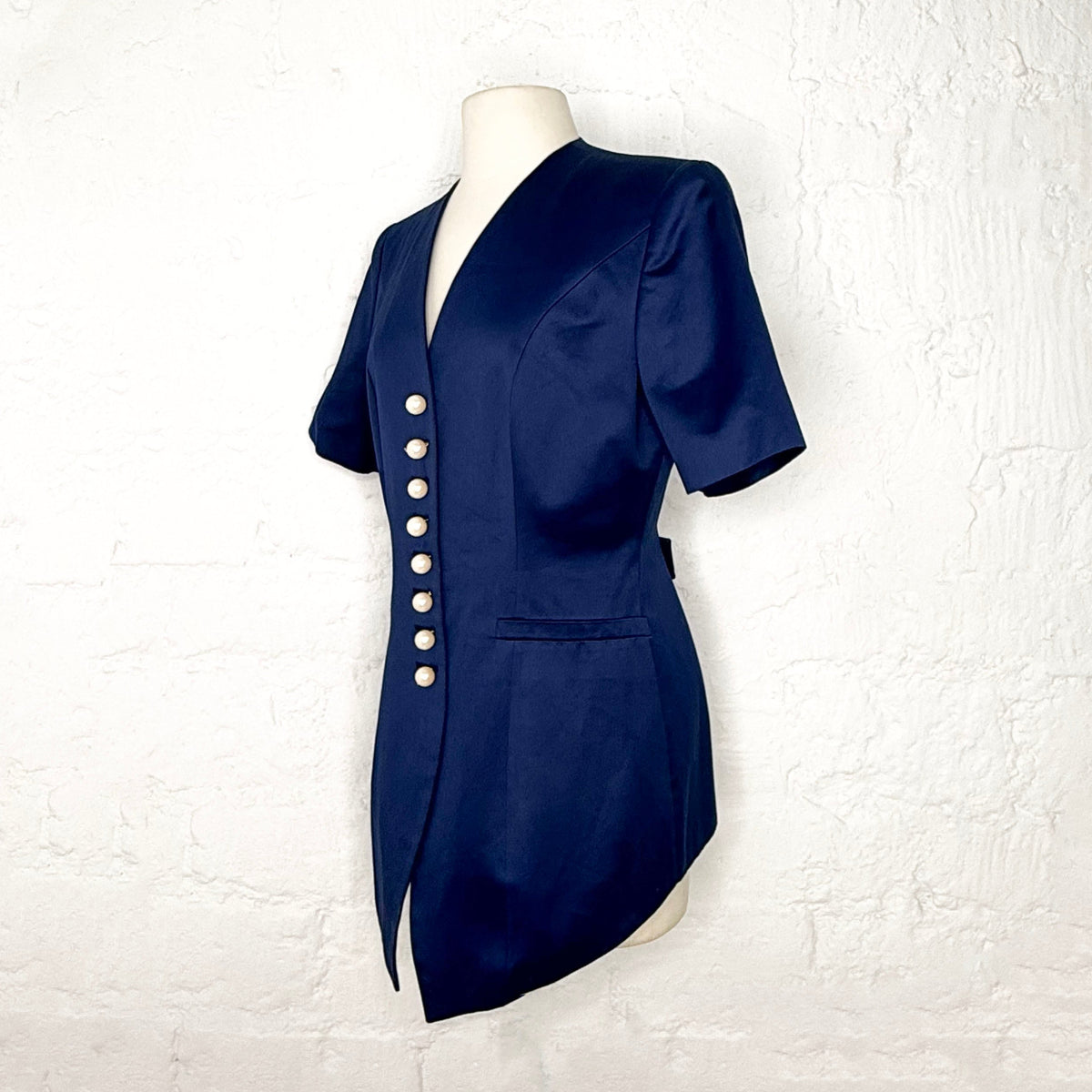 CHRISTIAN DIOR - Navy Blue tailored jacket