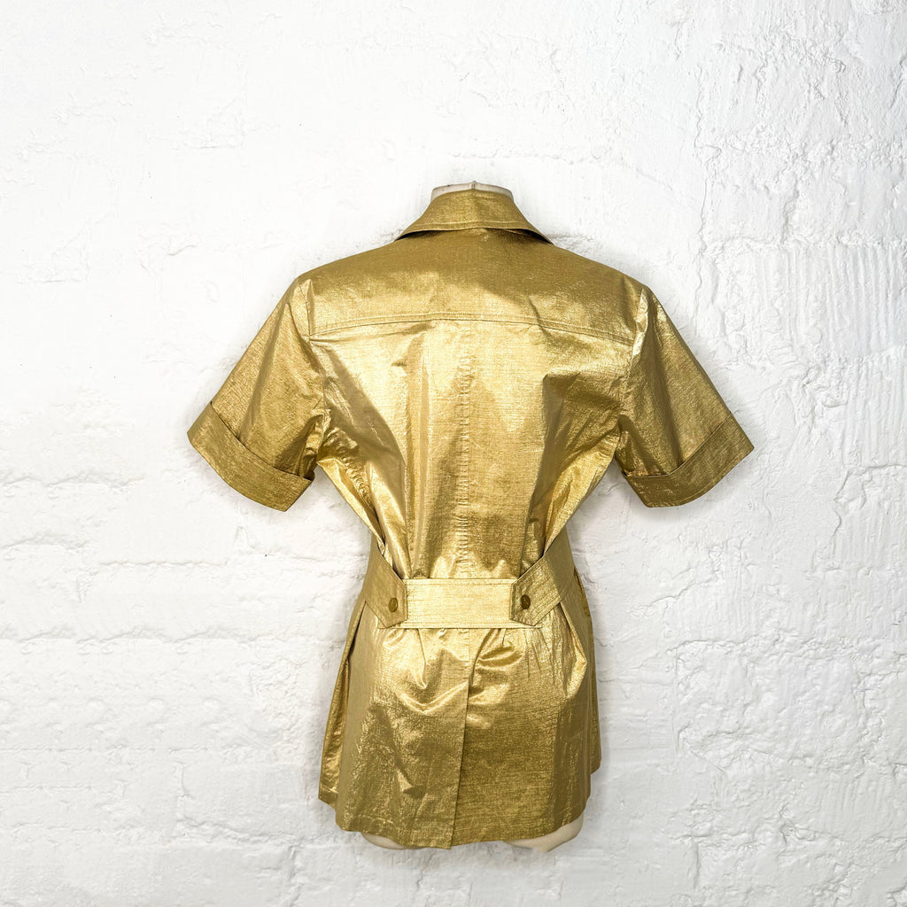 YVES SAINT LAURENT - Golden Over-Shirt