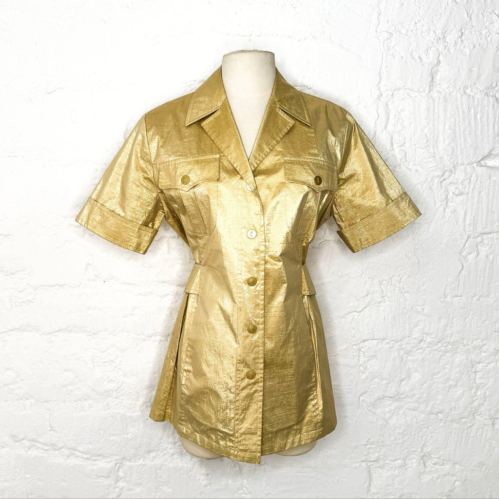 YVES SAINT LAURENT - Golden Over-Shirt