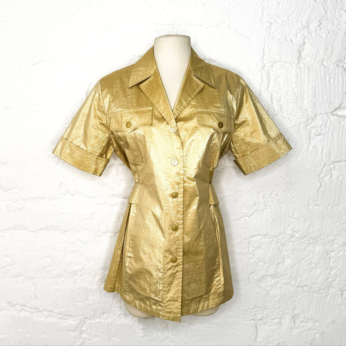 YVES SAINT LAURENT - Golden Over-Shirt