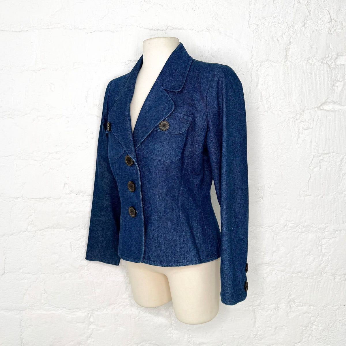 YVES SAINT LAURENT - Navy Jacket denim style