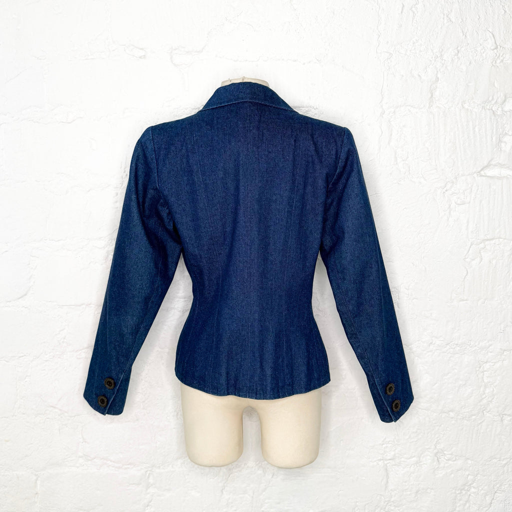 YVES SAINT LAURENT - Navy Jacket denim style