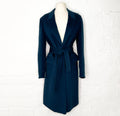 YVES SAINT LAURENT - Navy Blue Coat