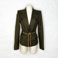 YVES SAINT LAURENT - Green set with Safari style