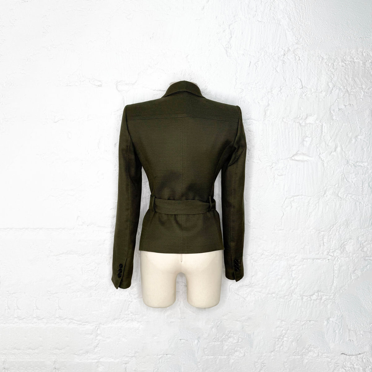 YVES SAINT LAURENT - Green set with Safari style