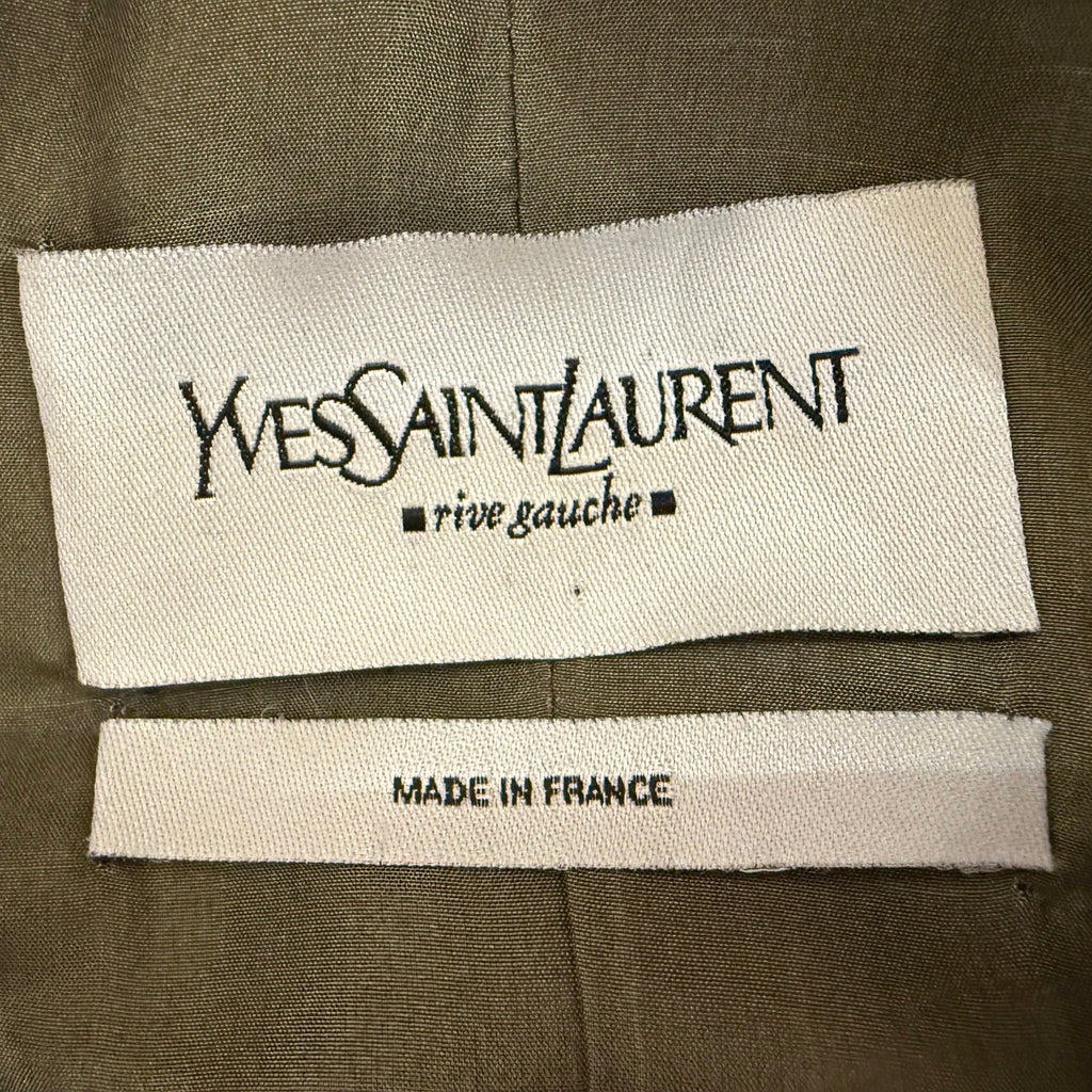 YVES SAINT LAURENT - Green set with Safari style