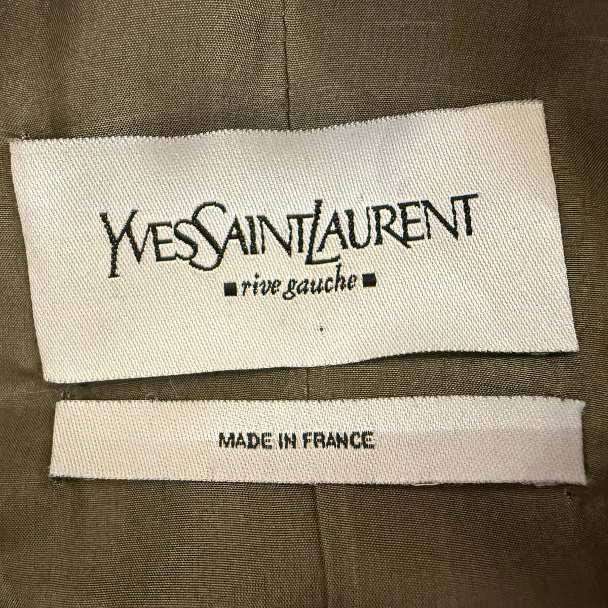 YVES SAINT LAURENT - Green set with Safari style