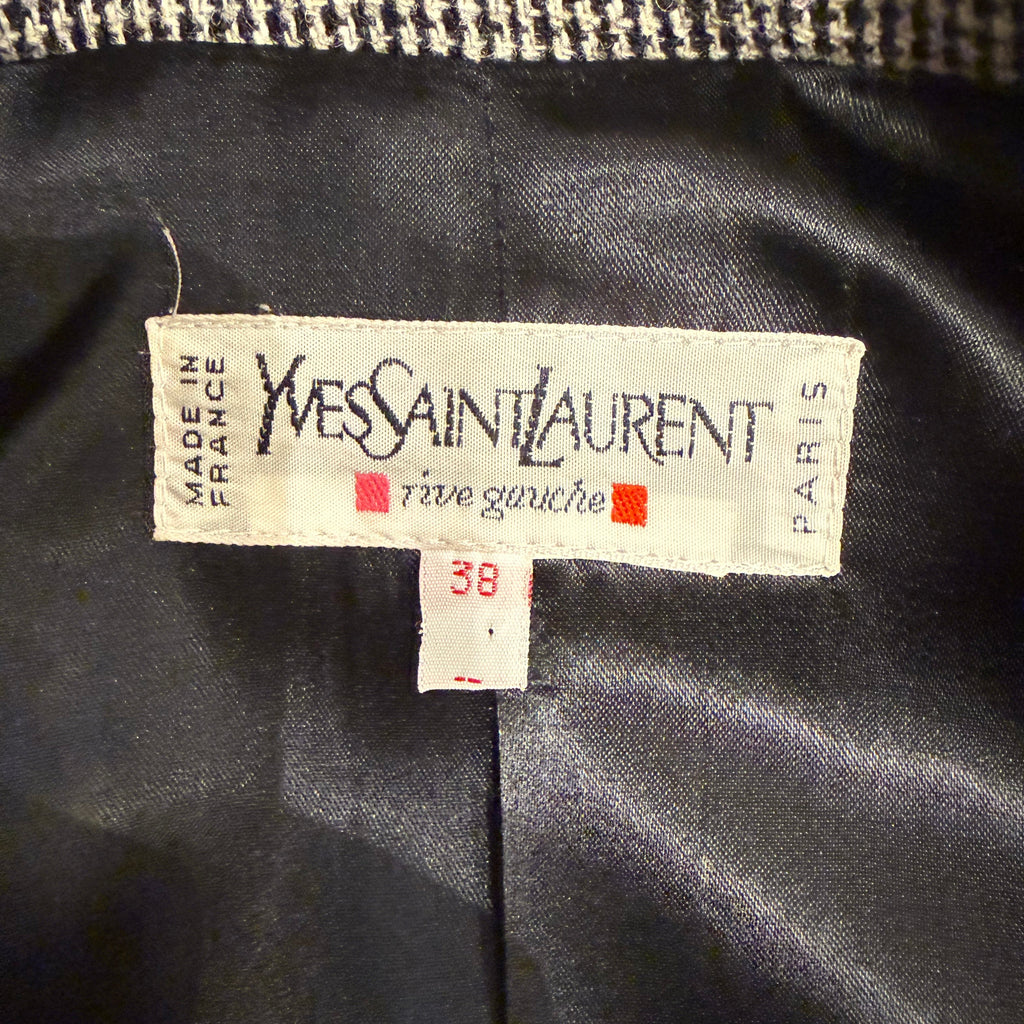 YVES SAINT LAURENT - Safari style tweed jacket