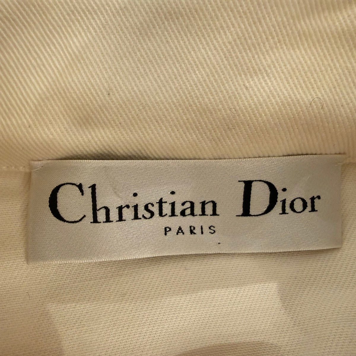CHRISTIAN DIOR - White denim Jacket