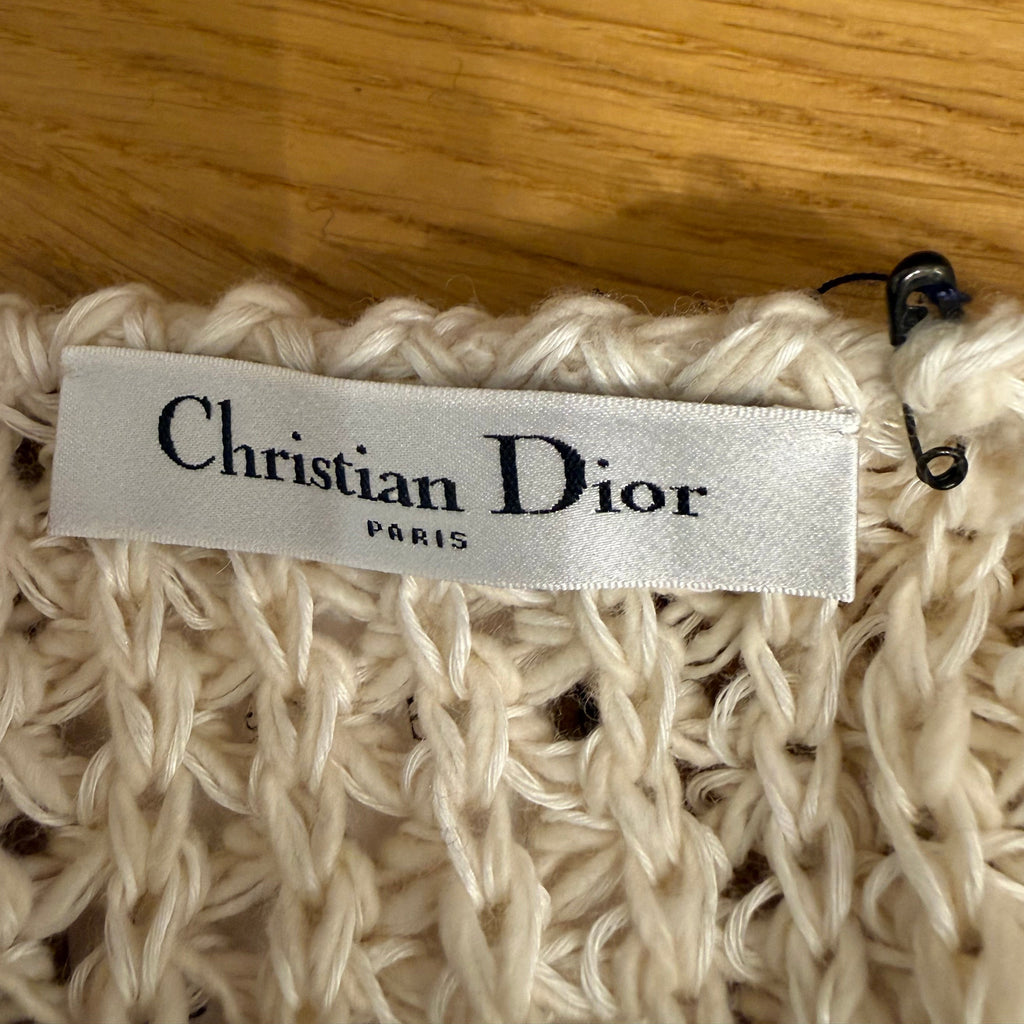 CHRISTIAN DIOR - Crochet crop top