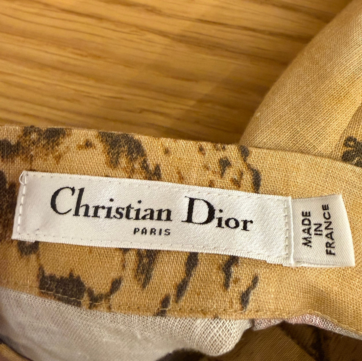 CHRISTIAN DIOR - Long dress with vintage floral print