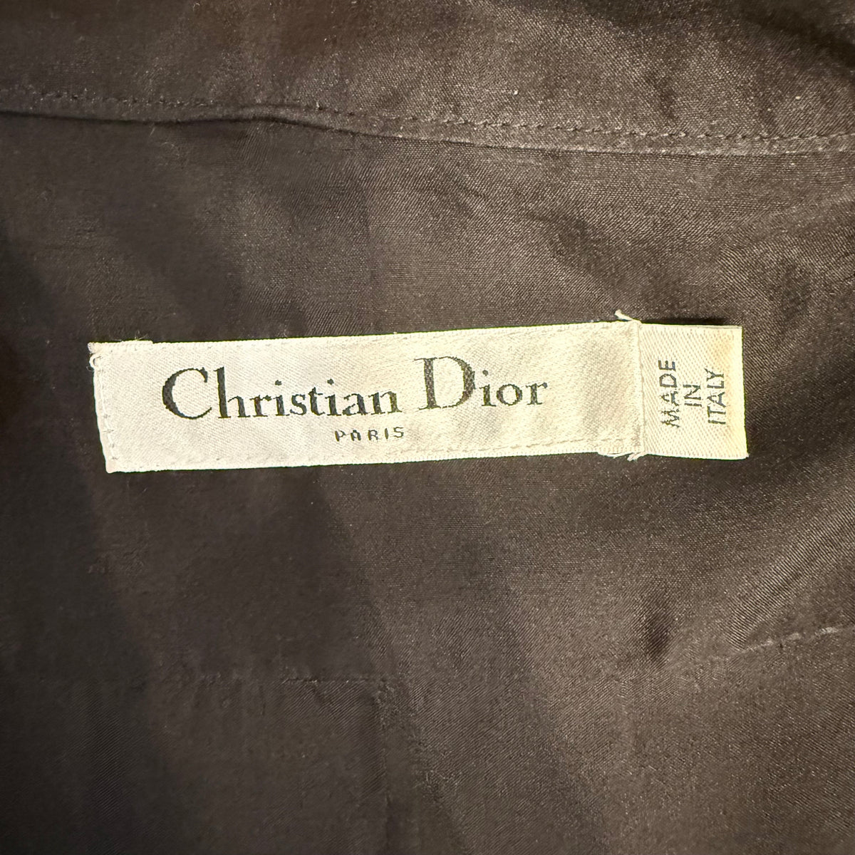 CHRISTIAN DIOR -  Black Tunic