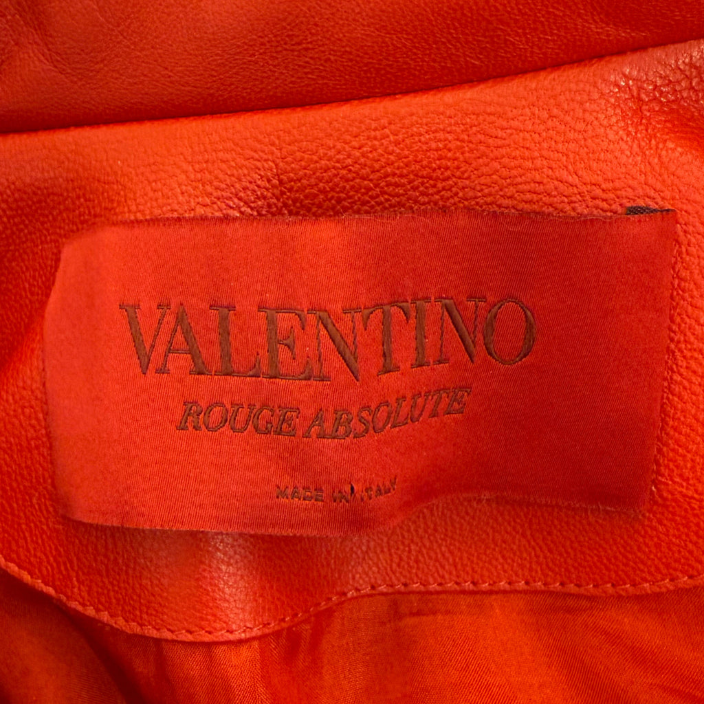 VALENTINO -Red ruffled jacket