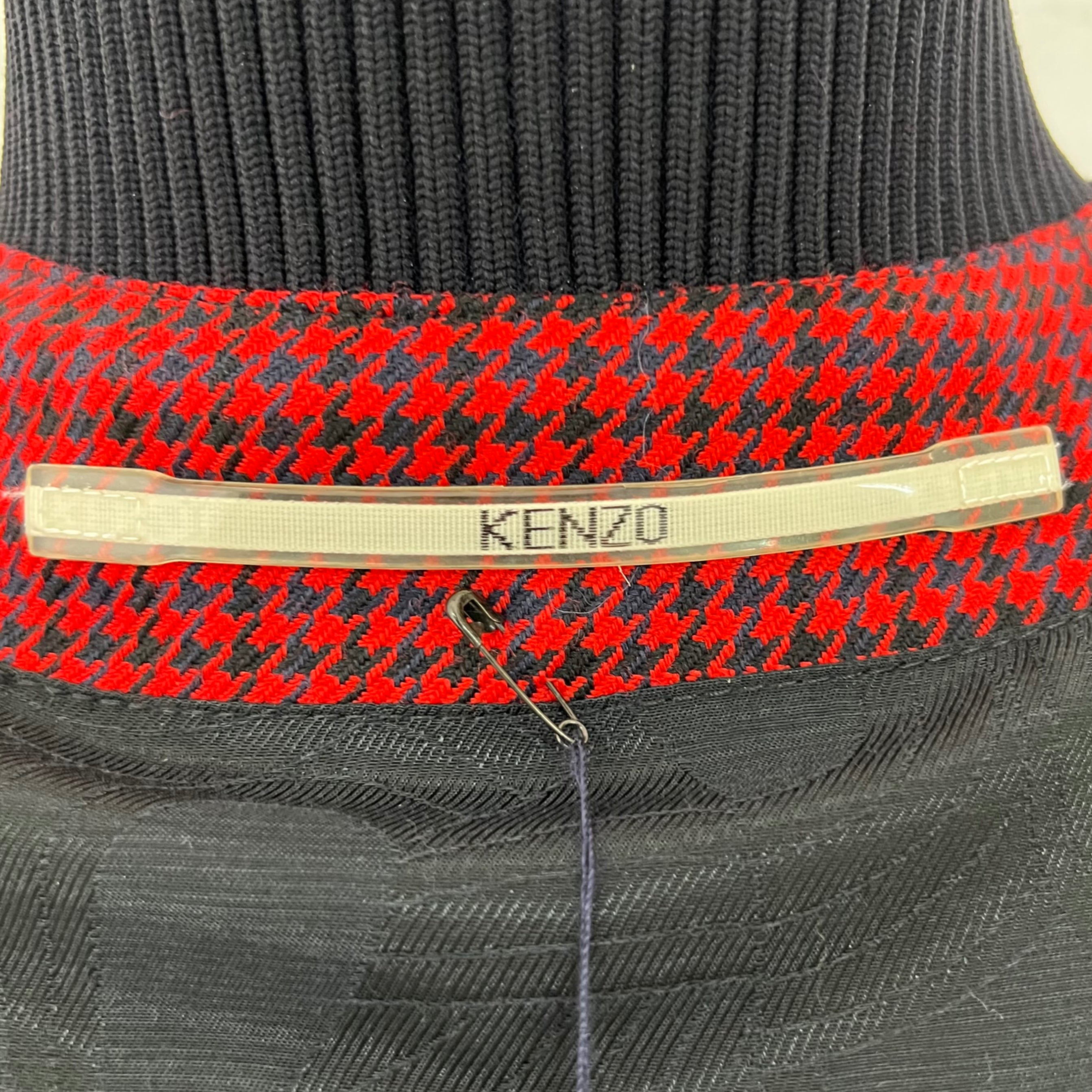 KENZO KENZO - Black & red vichy pattern set - ALE PARIS Luxury Vintage