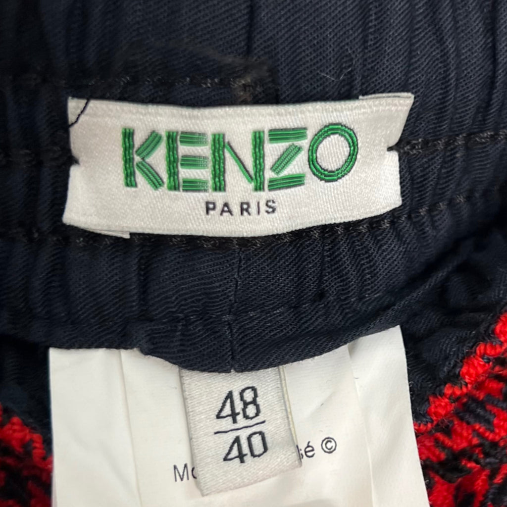 KENZO KENZO - Black & red vichy pattern set - ALE PARIS Luxury Vintage