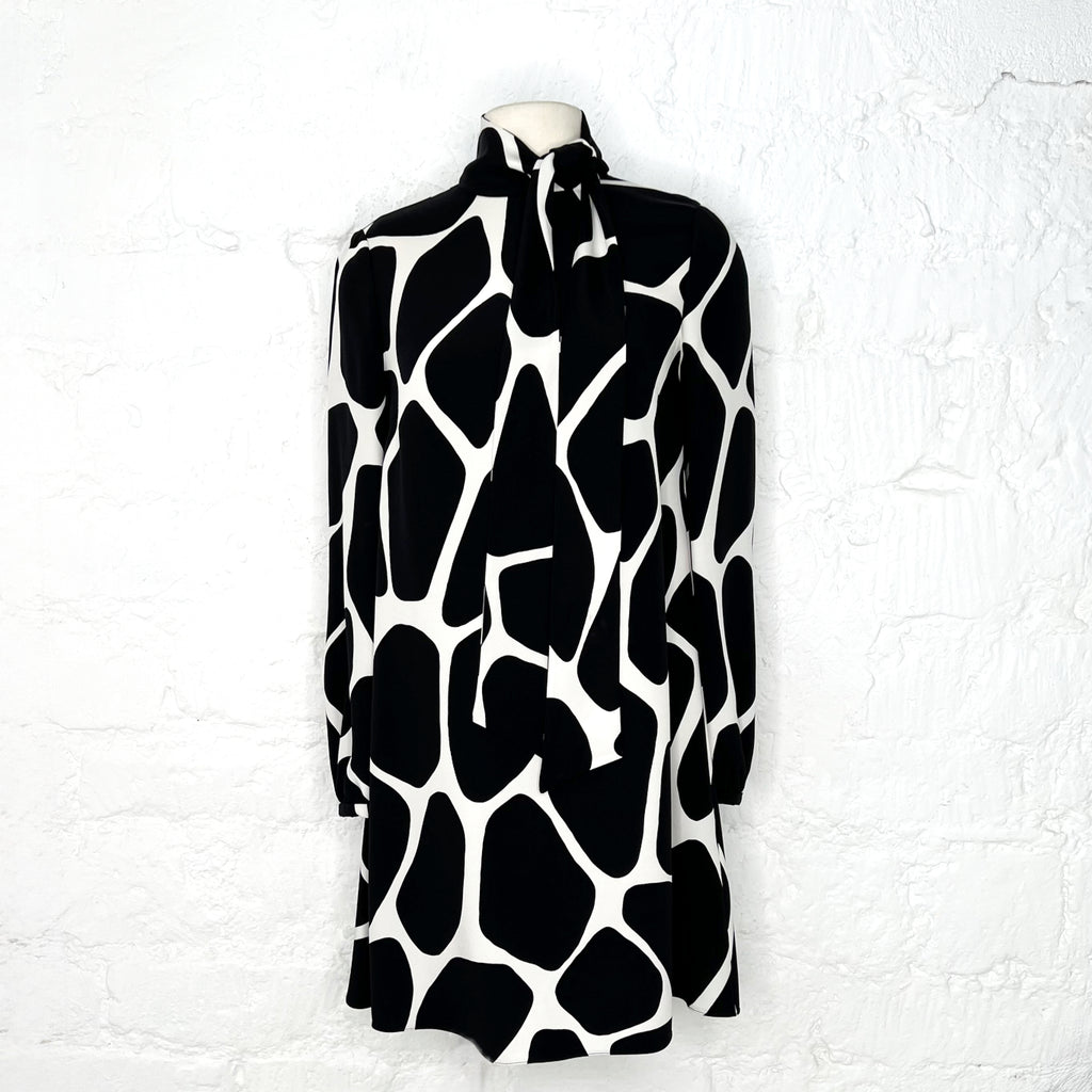 VALENTINO VALENTINO - Short animal print dress - ALE PARIS Luxury Vintage