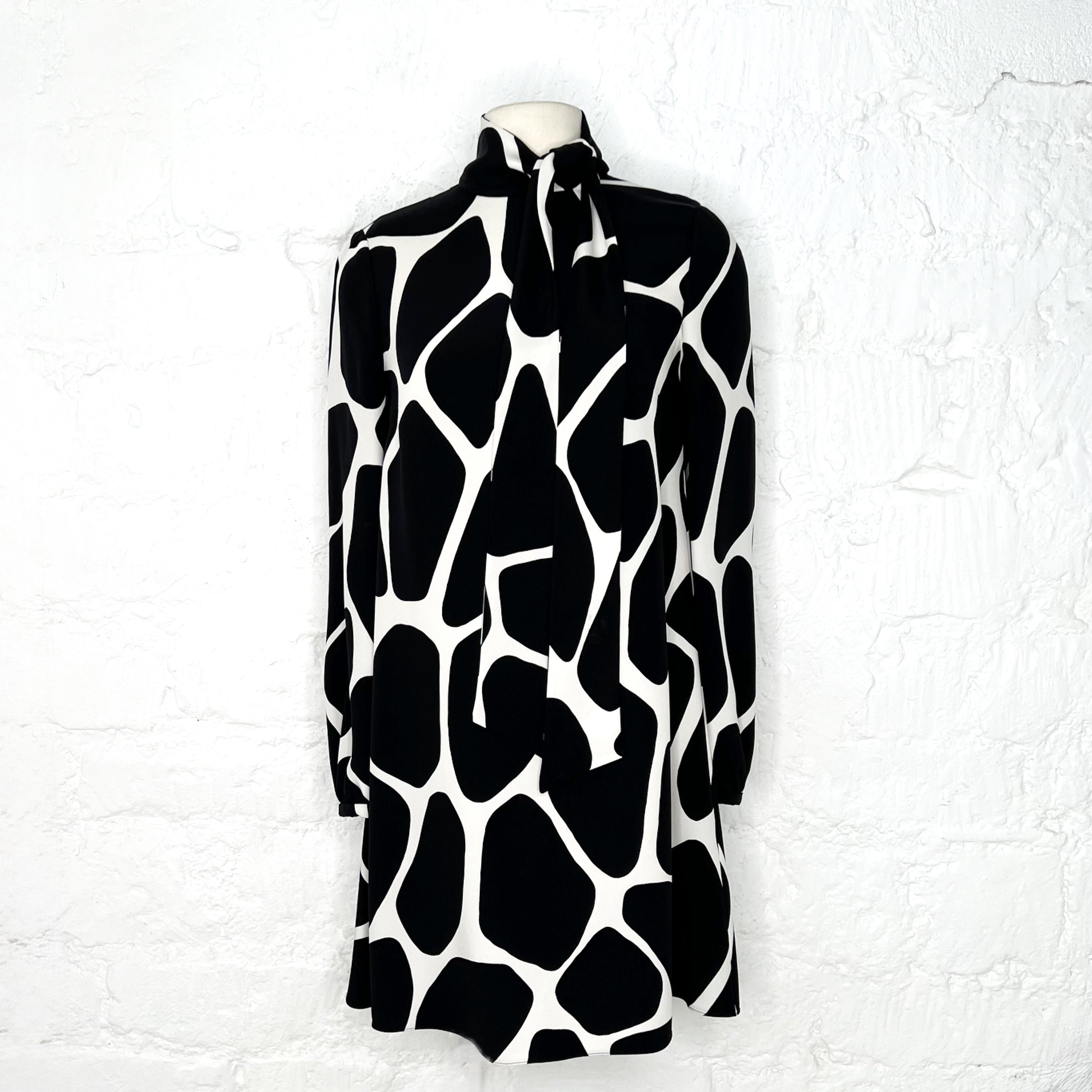 VALENTINO VALENTINO - Short animal print dress - ALE PARIS Luxury Vintage