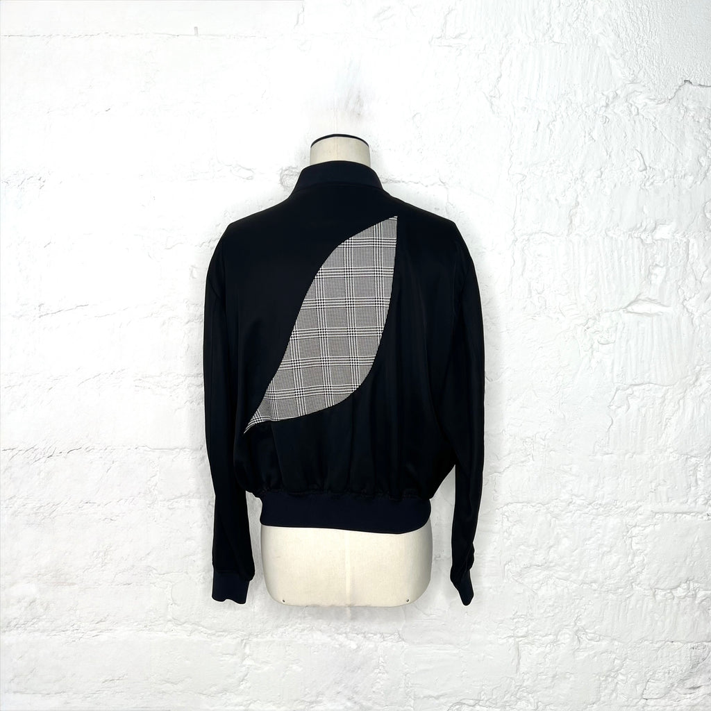 ALEXANDER MCQUEEN - Houndstooth bomber jacket