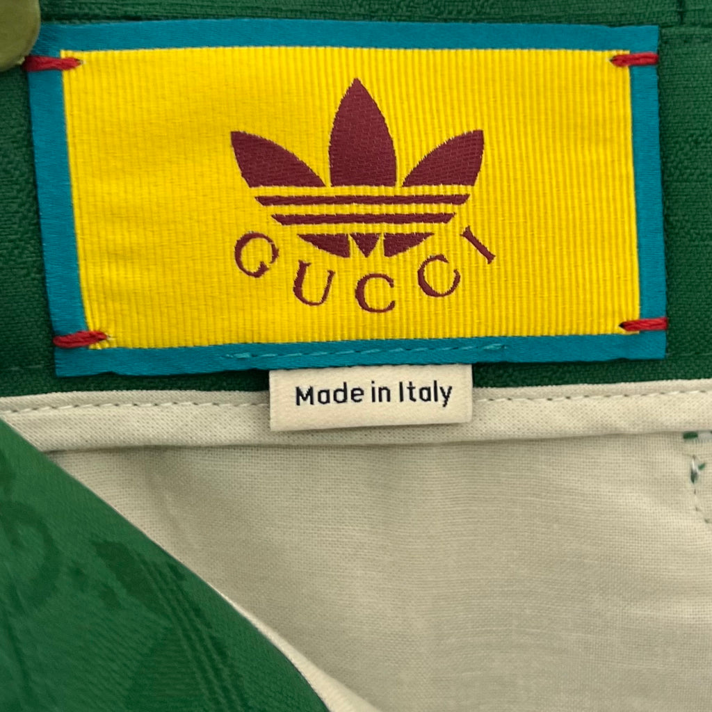 GUCCI x ADIDAS - Green GG monogram pant