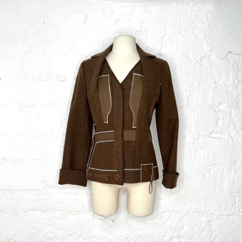 CHRISTIAN DIOR - Camel brown jacket
