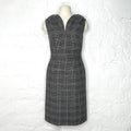CHRISTIAN DIOR - Houndstooth knee dress