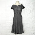 CHRISTIAN DIOR - Vichy pleated dress