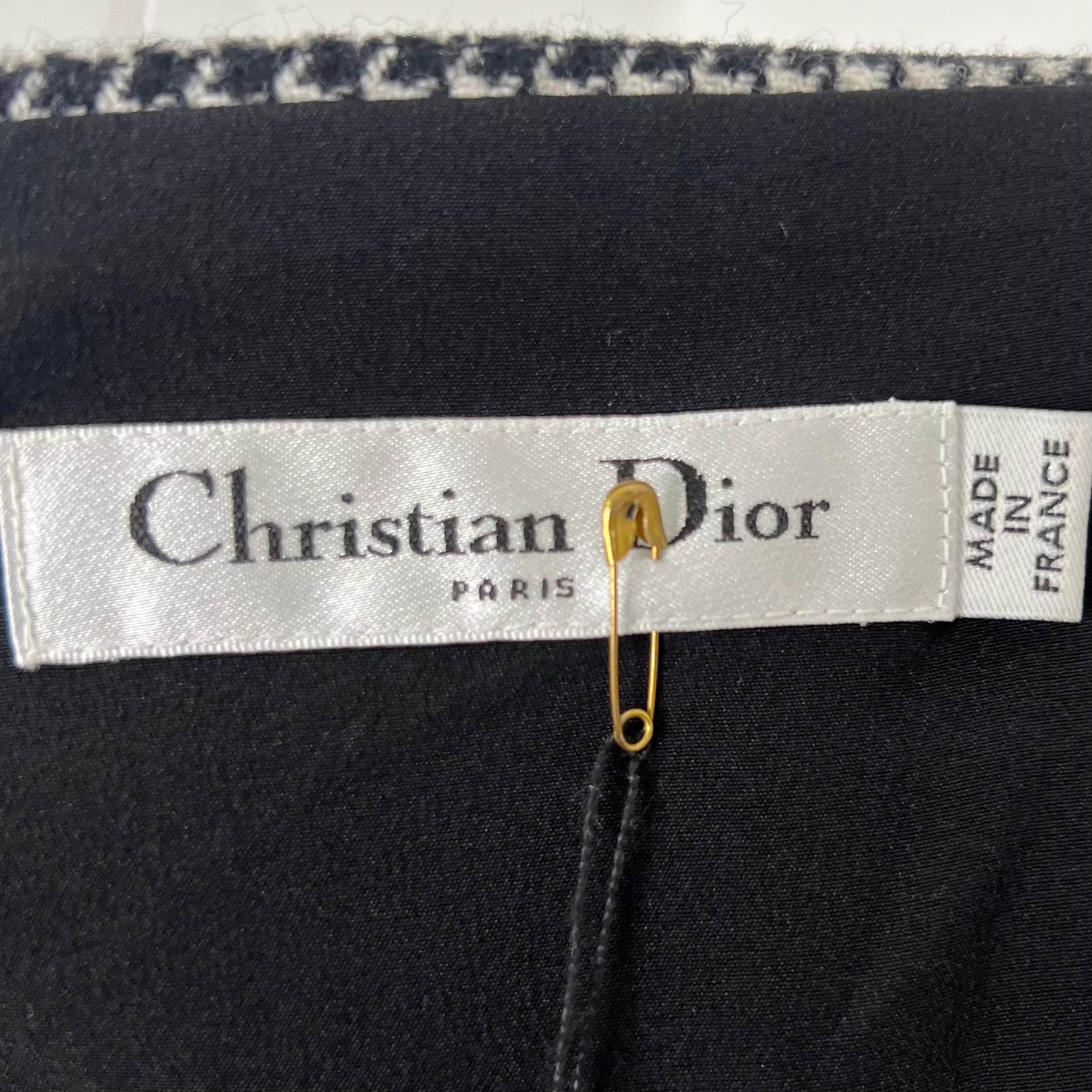 CHRISTIAN DIOR - Vichy pleated dress