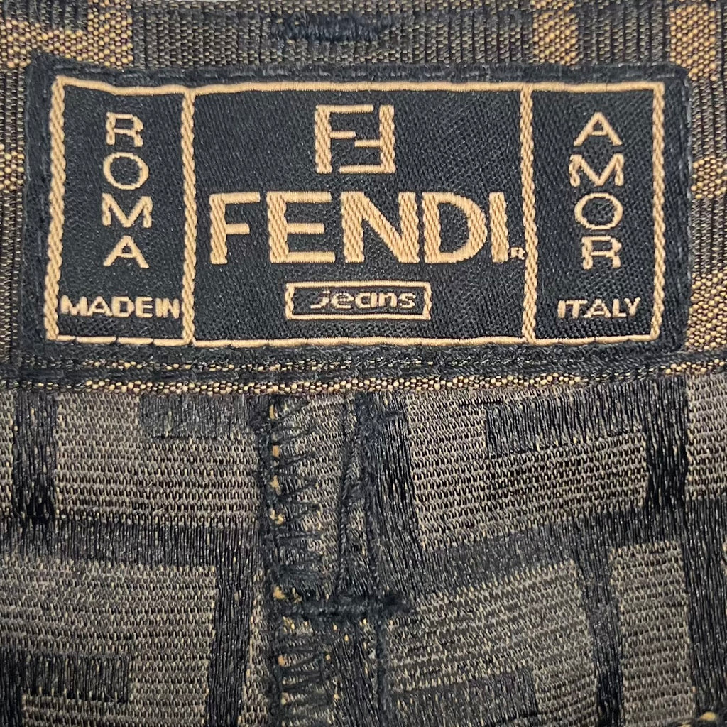 FENDI - Zucca pattern short skirt