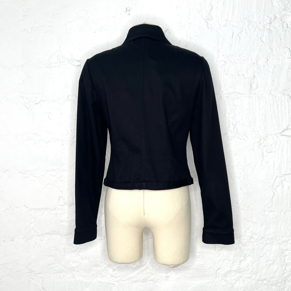 CHRISTIAN DIOR - Black trucker jacket