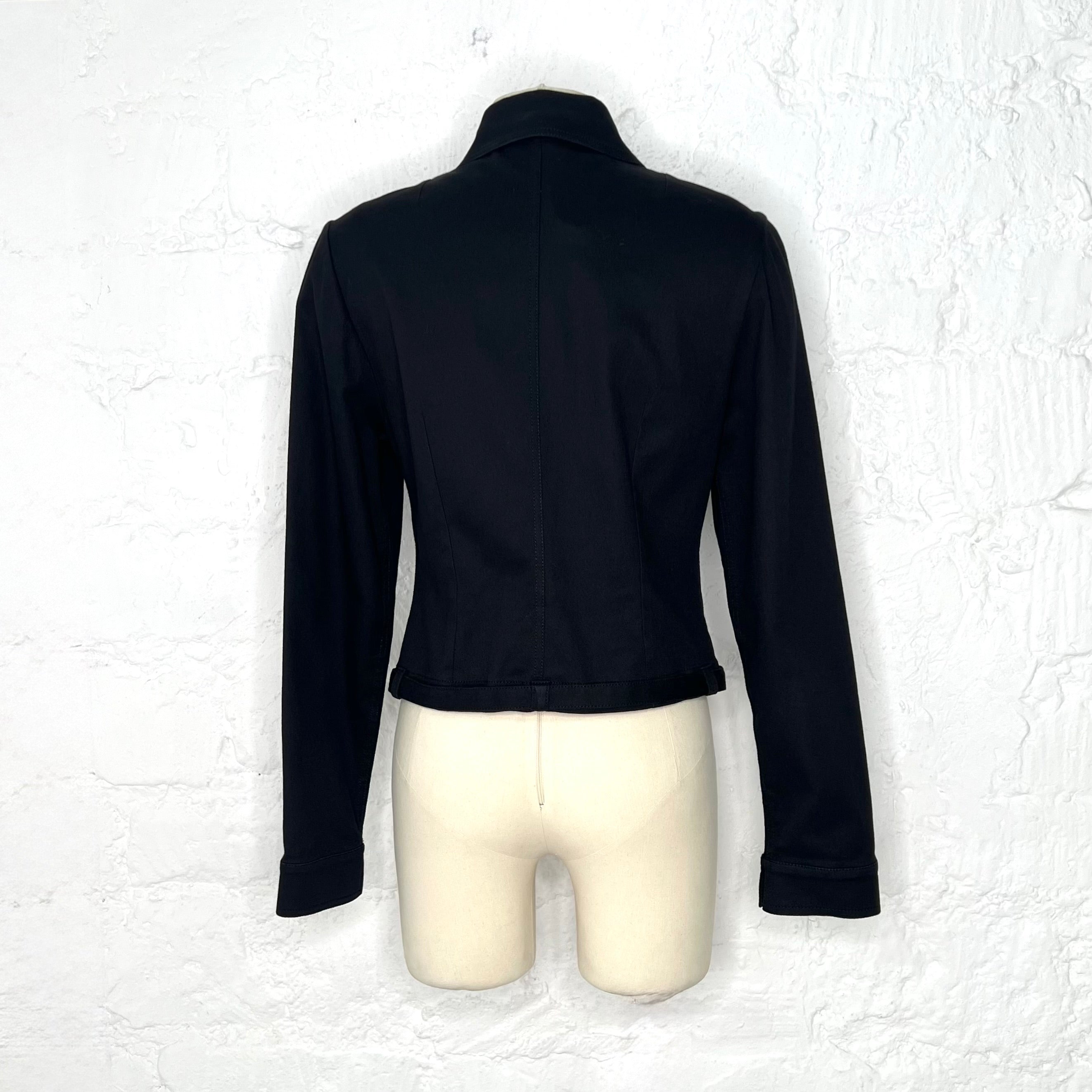CHRISTIAN DIOR - Black trucker jacket