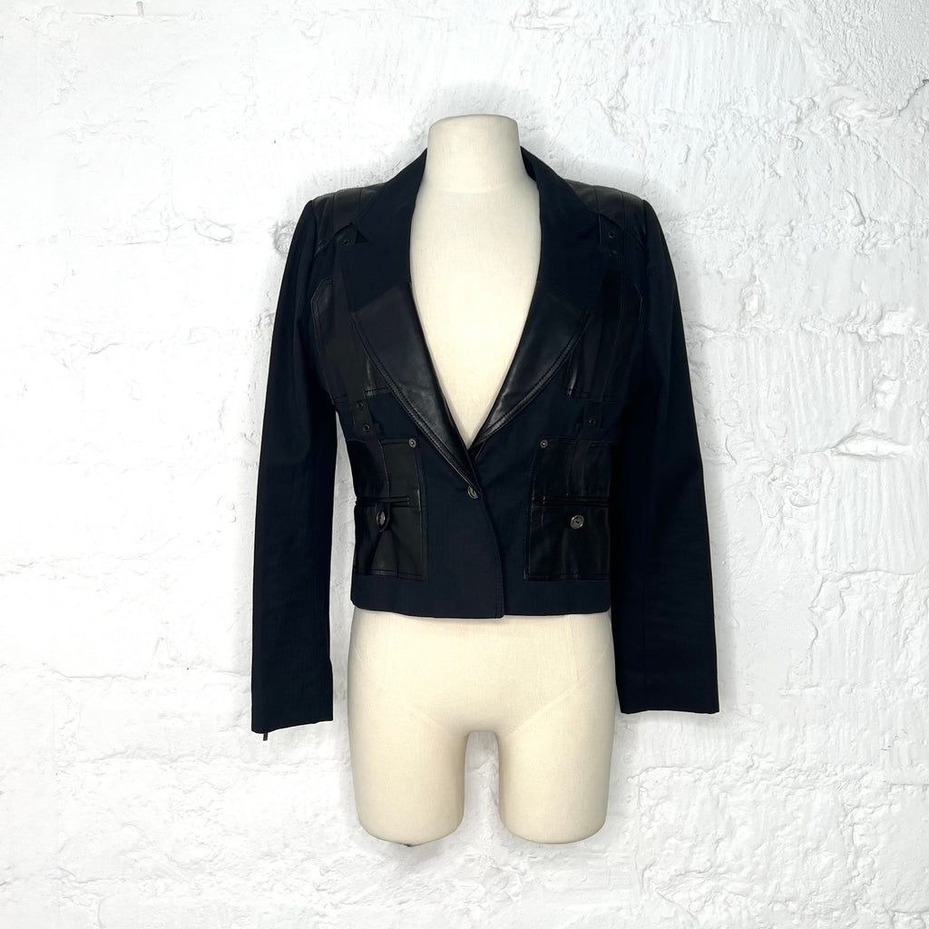CHRISTIAN DIOR - Black perfecto jacket