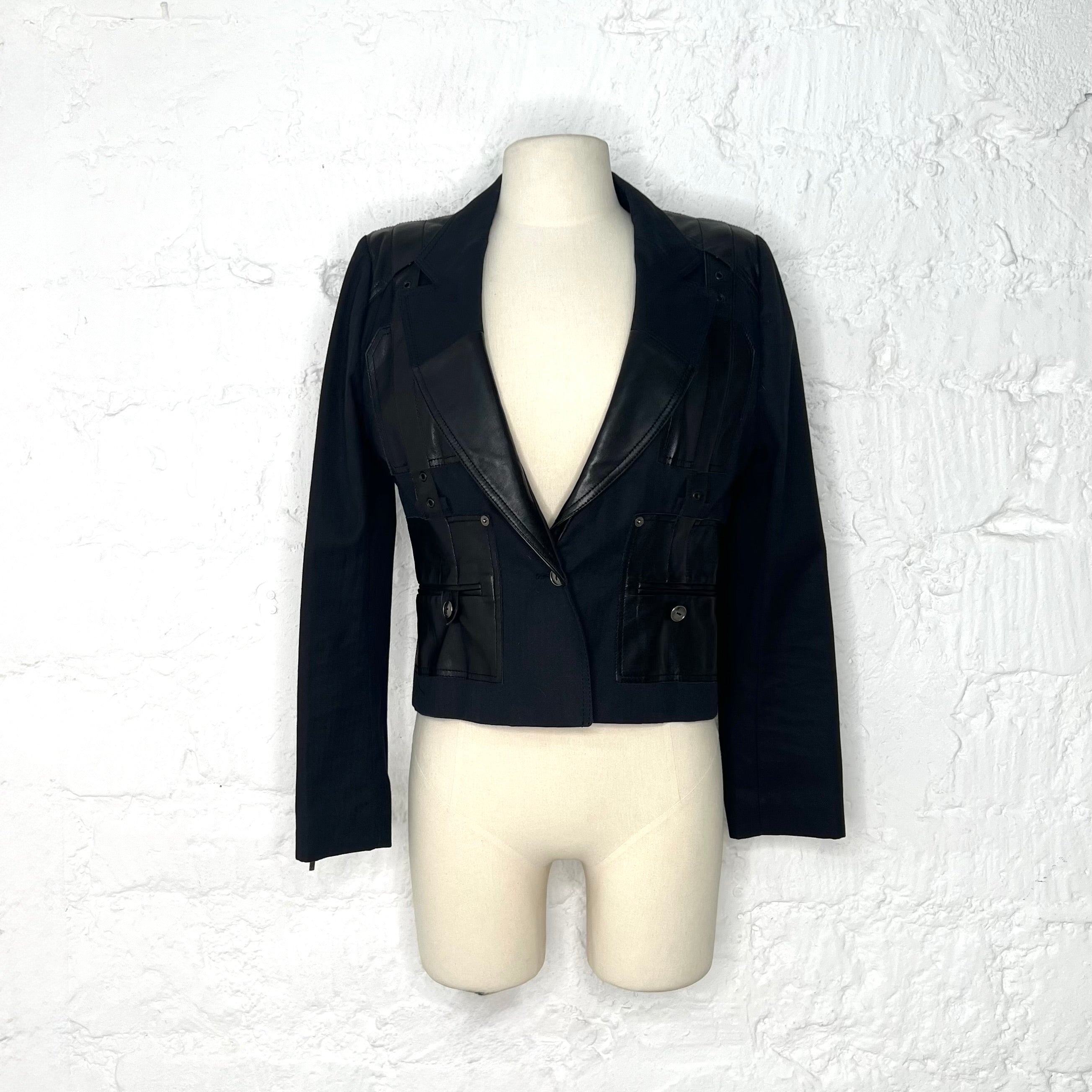 CHRISTIAN DIOR - Black perfecto jacket