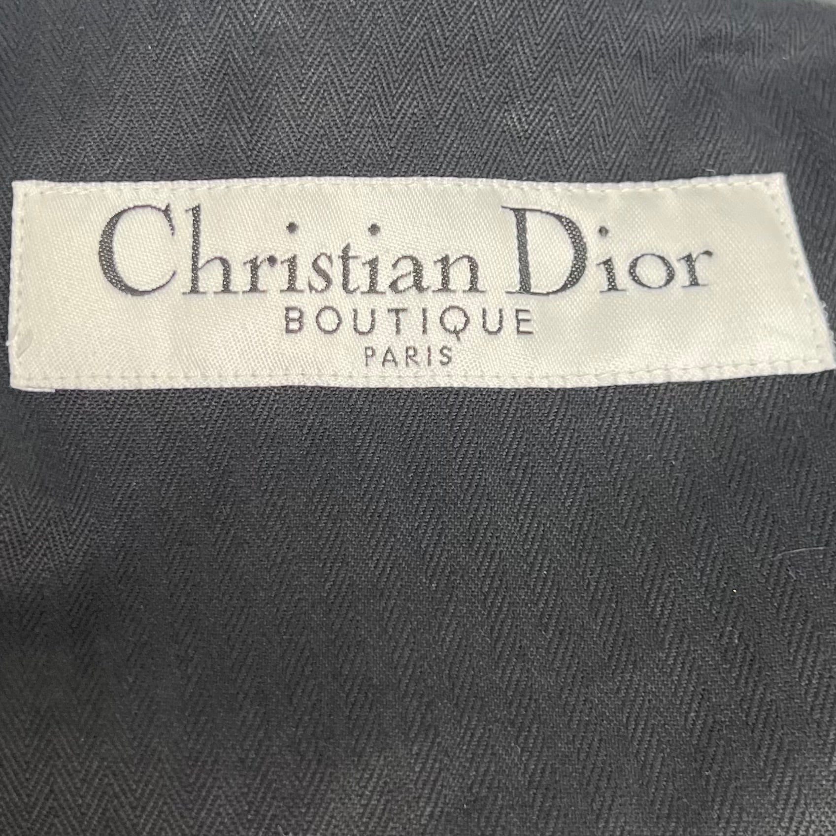 CHRISTIAN DIOR - Black perfecto jacket