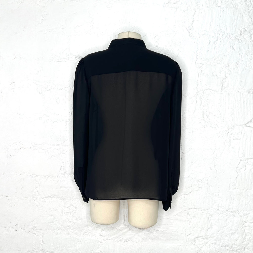 PRADA - Black transparent shirt