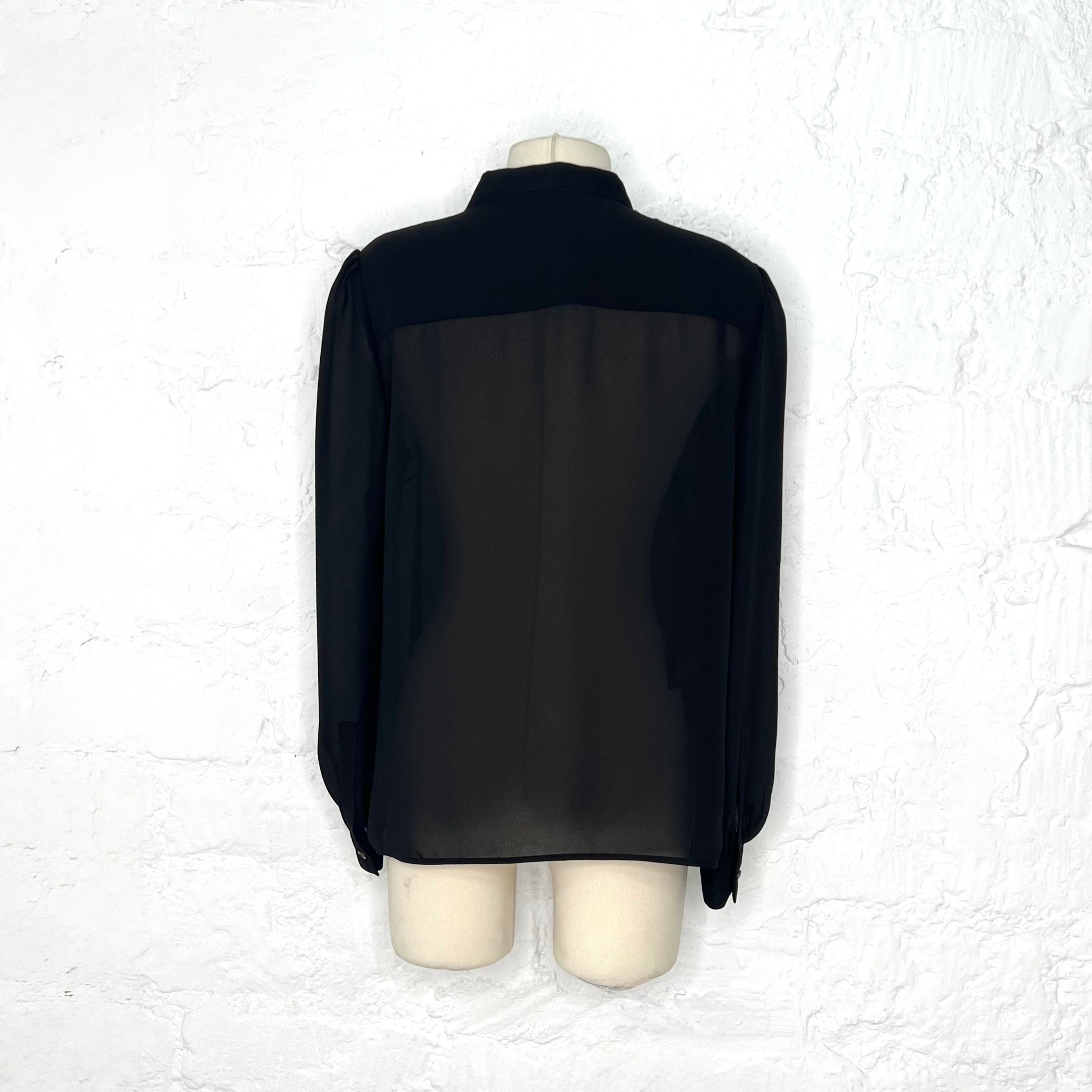 PRADA - Black transparent shirt