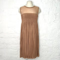 ALAIA - Blush tone origami dress