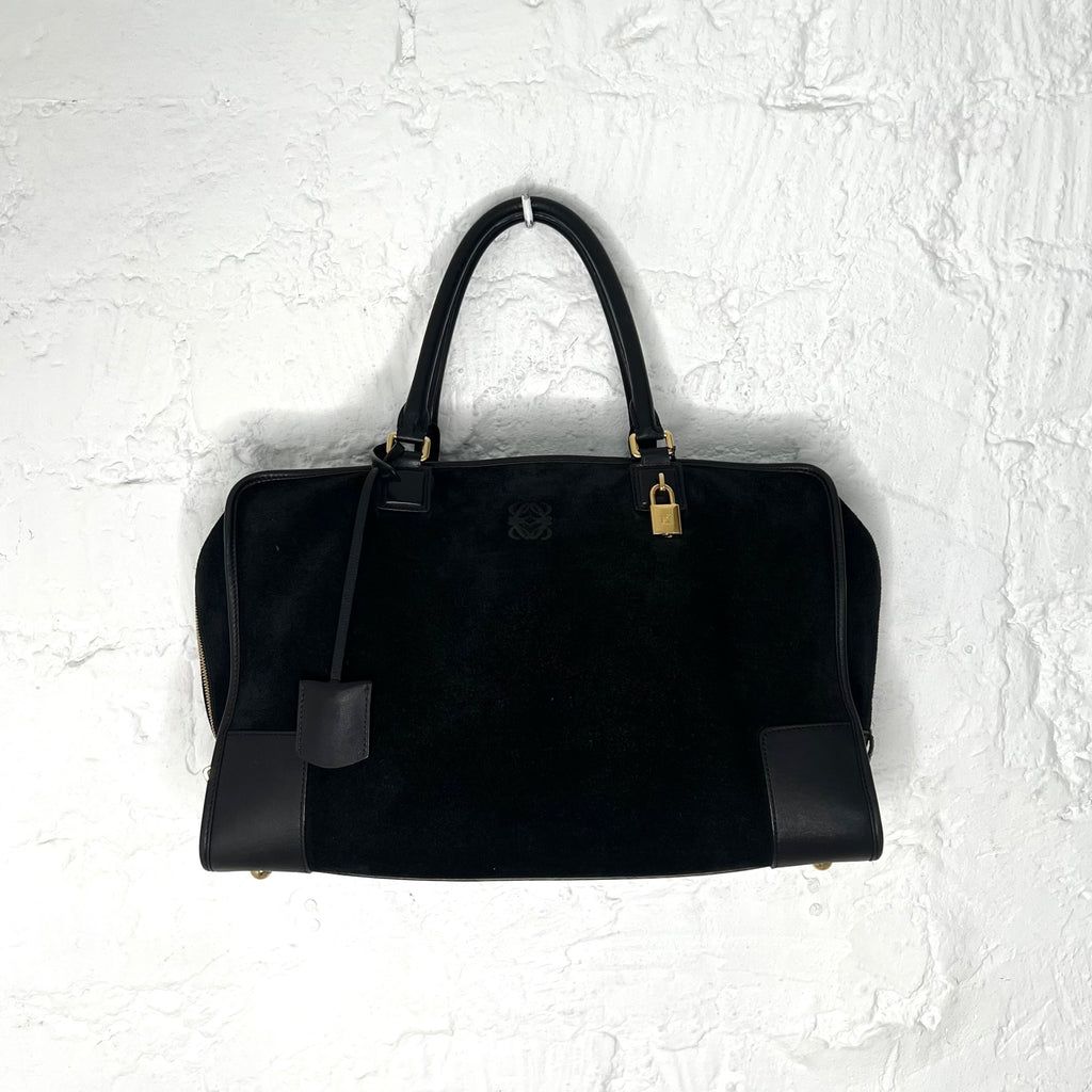LOEWE - Black amazona travel bag