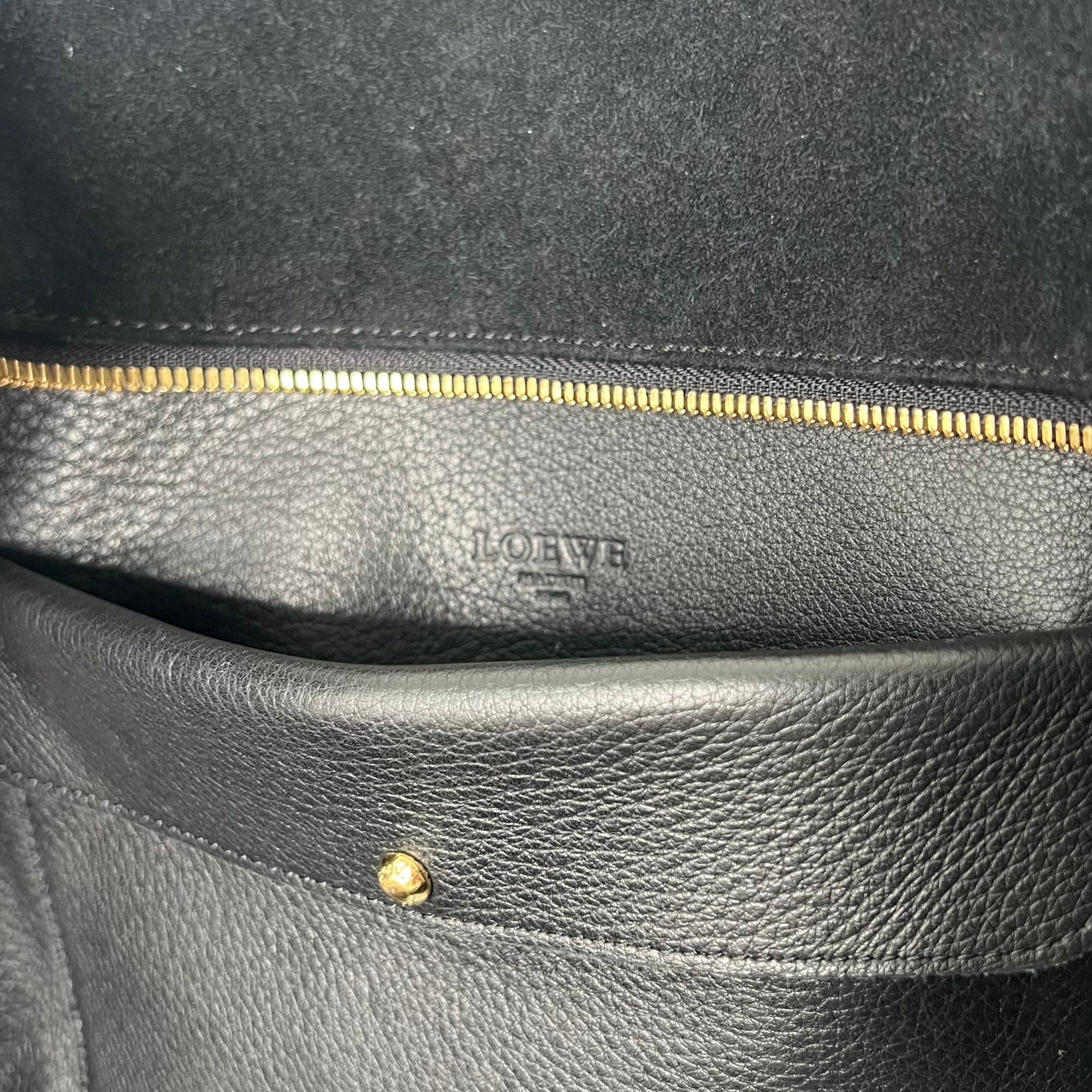 LOEWE - Black amazona travel bag